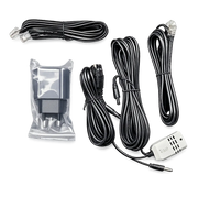 0-10V én PWM LED Controller accessoires: RJ12 kabel, RJ14 kabel, adapter en LV + Temp sensor
