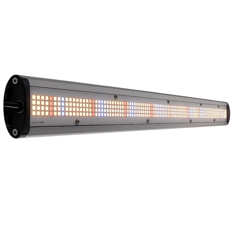 100W SolarLUX LED Bar kweeklamp met brandende LEDs.