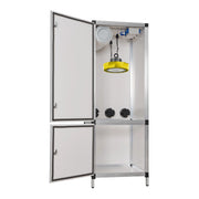 G-Tools Bonanza Clima 0,35m² kweekkast compleet met Spectrabox UFO LED-kweeklamp.