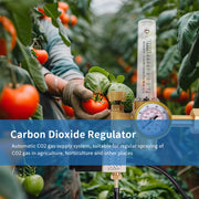 CO₂ Controller regelaar in tomatenkas.
