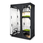 Garden HighPro ProBox Master 100PL mit Pflanzenschalen und LED-Wachstumslampe