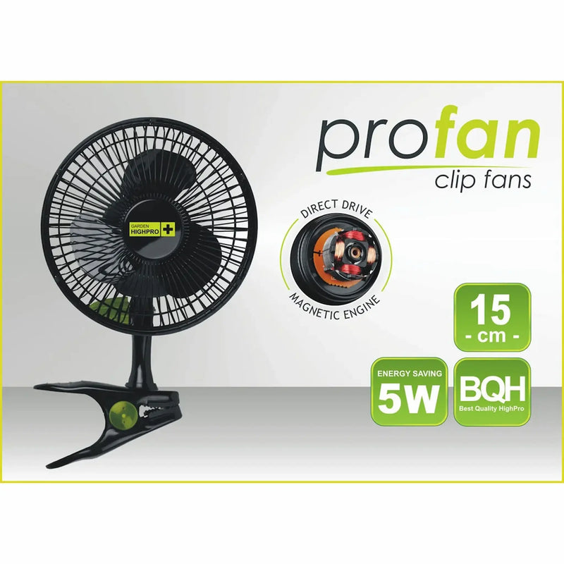 Garden HighPro Profan 5W clipfan met magnetische direct drive motor.