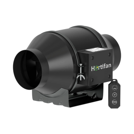Hortifan Silent 100 afzuigventilator met 100 mm aansluiting en PWM controller