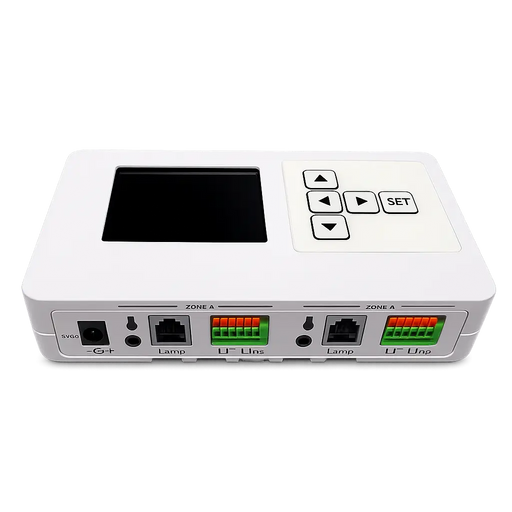 Aansluitingen RJ14, RJ12 van Hortilight PRO controller