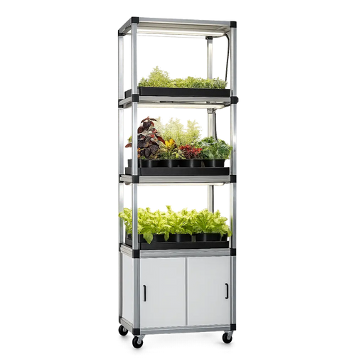 G-Tools Kitchenfarm kweekkast verhogingsset compleet met planten.