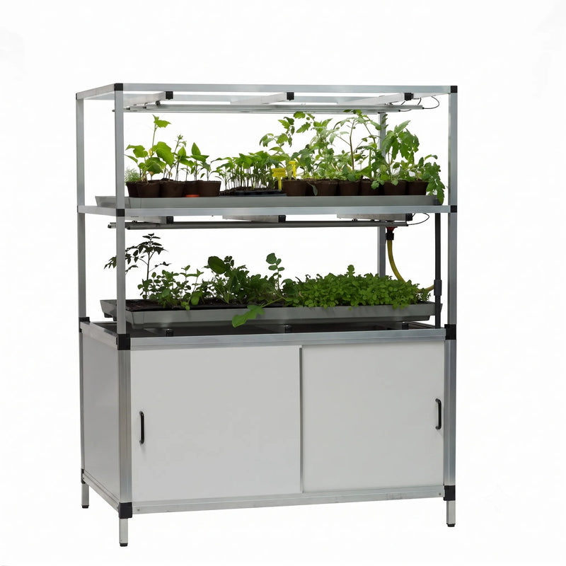 G-Tools Kitchenfarm XL kweekkast compleet met planten.