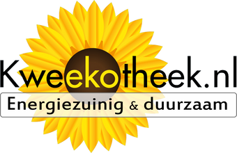 Logo Kweekotheek, Energiezuinig & Duurzaam.