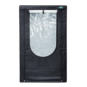 Phantom Deluxe kweektent met dichtgeristse deur en oprolbaar inspectievenster