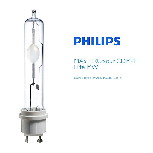 Philips Master Colour CDM-T Elite 315W CMH lamp