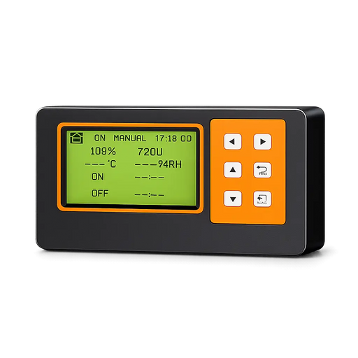 0-10V én PWM LED Controller met Temperatuur en Luchtvochtigheid meting