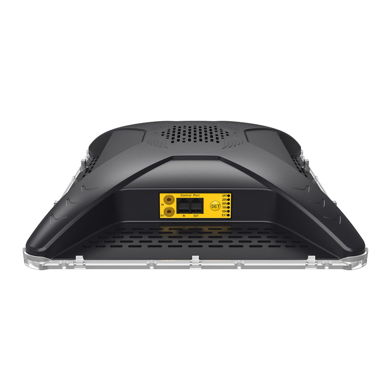Spectrabox Drone LED kweeklamp vooraanzicht met bedieningspaneel en dimmer